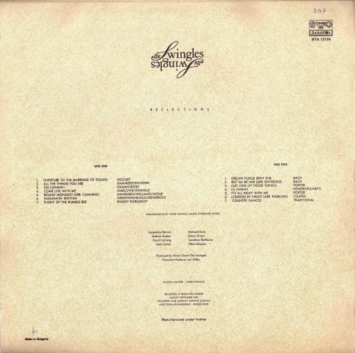 The Swingles - Reflections (1985) LP