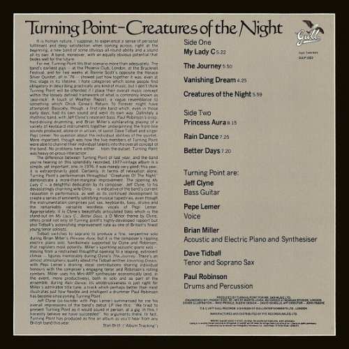 Turning Point - Creatures Of The Night (1977) [2012]