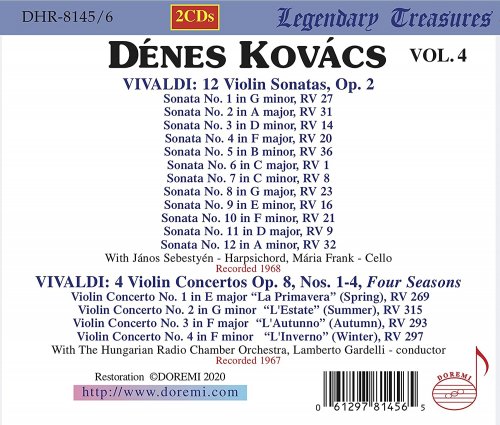 Dénes Kovács - Dénes Kovács, Vol. 4: Vivaldi (2021)