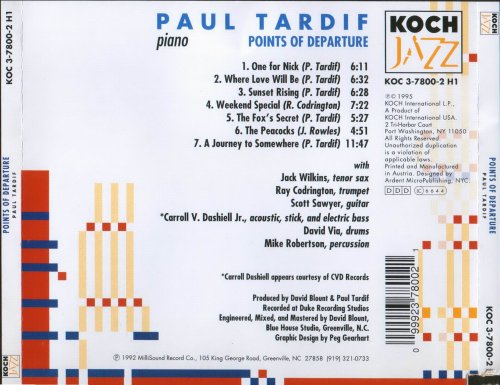 Paul Tardif - Points Of Departure (1995)