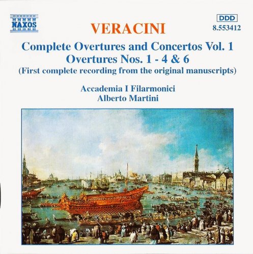 Accademia I Filarmonici, Alberto Martini - Veracini: Complete Overtures and Concertos, Vol. 1 (1995) CD-Rip