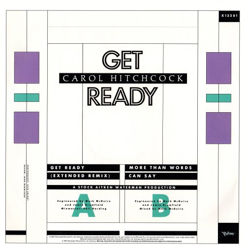 Carol Hitchcock - Get Ready (Extended Remix) (Australia 12") (1987)