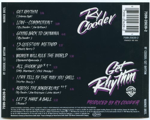 Ry Cooder - Get Rhythm (1987)