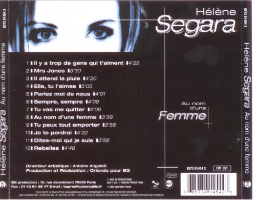 Helene Segara - Au Nom D'une Femme (2000)