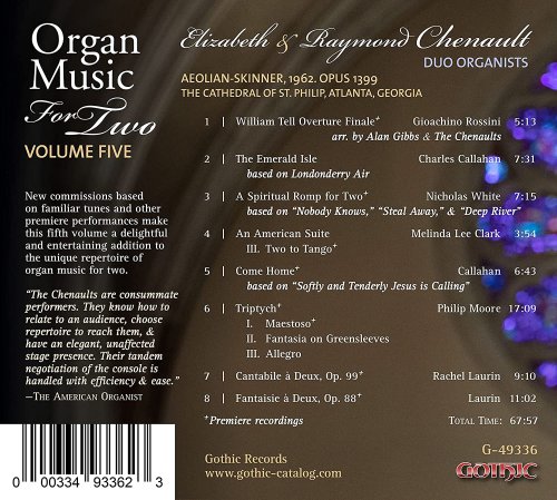 Elizabeth Chenault - Organ Music for Two, Vol. 5 (2021)