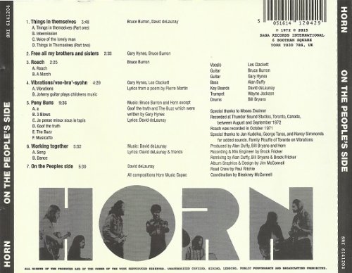 Horn - On The People's Side (Reissue, Remastered) (1972/2015)