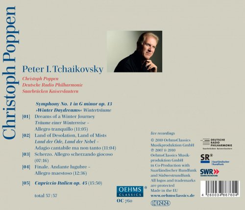 Deutsche Radio Philharmonie Saarbrücken Kaiserlautern, Christoph Poppen - Tchaikovsky: Symphony No. 1 (2010)