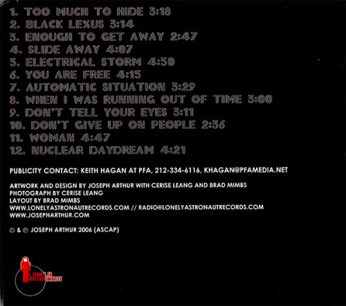 Joseph Arthur - Nuclear Daydream (2006) [CD-Rip]