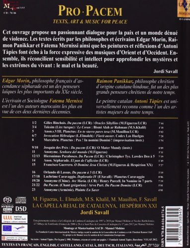 Jordi Savall  - Pro·Pacems (2012) [SACD]