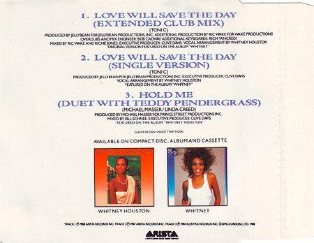 Whitney Houston - Love Will Save The Day (CDS) (1988)