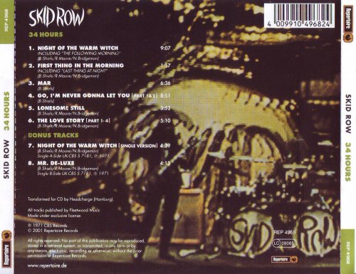 Skid Row (feat. Gary Moore) - 34 Hours (2001)