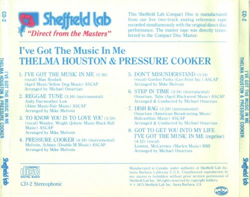 Thelma Houston & Pressure Cooker - I've Got The Music In Me (1975)