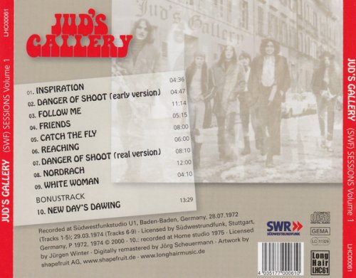 Jud's Gallery - SWF session, Vol.1 (Reissue, Bonus Track Remastered) (2007)