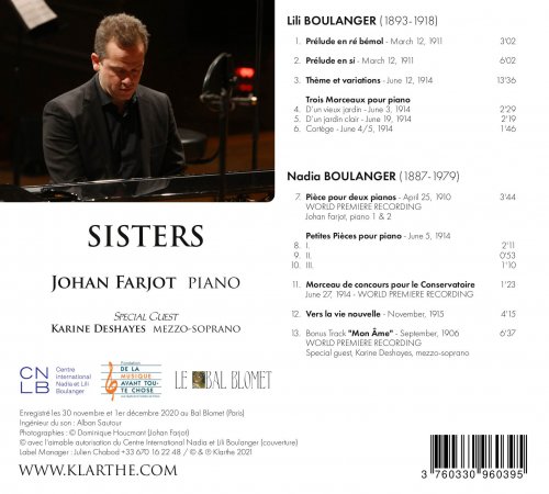 Johan Farjot - Sisters (2021) [Hi-Res]