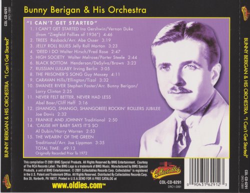 Bunny Berigan & His Orchestra - I Can't Get Started (2001)