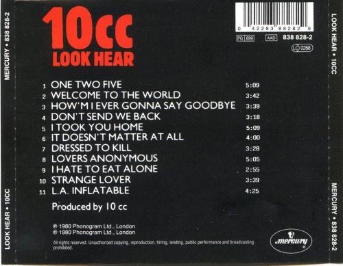 10CC – Look Hear (1980)