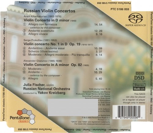 Julia Fischer, Yakov Kreizberg - Russian Violin Concertos (2004) [SACD]