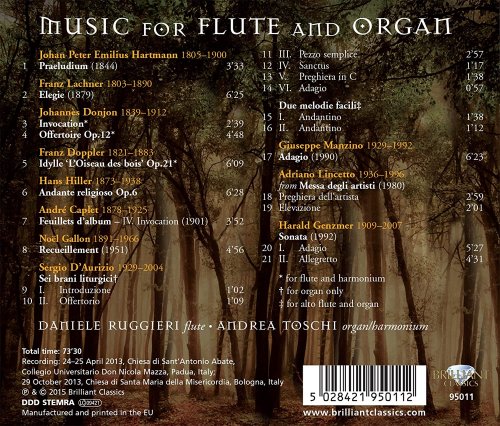 Daniele Ruggieri & Andrea Toschi - Music for Flute and Organ (2015)