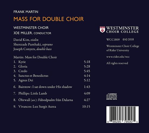 Joe Miller, Westminster Choir - Martin: Mass for Double Choir (2018) [Hi-Res]