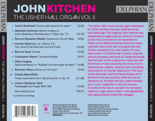 John Kitchen - The Usher Hall Organ, Vol. II (2015) [Hi-Res]