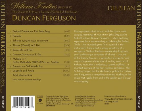 Duncan Ferguson - William Faulkes: An Edwardian Concert (2015) [Hi-Res]