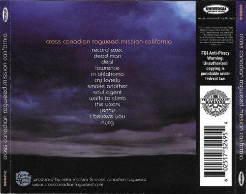 Cross Canadian Ragweed - Mission California (2007)