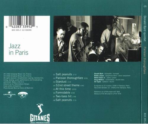 Donald Byrd Quintet - Parisian Thoroughfare (2000)