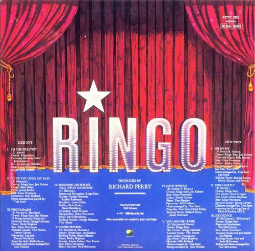 Ringo Starr - Ringo (Japan Remastered) (1973/2008)