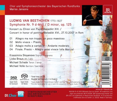 Chor und Symphonieorchester des Bayerischen Rundfunks, Mariss Jansons - Beethoven: Symphonie Nr.9 d-Moll, op. 125 (2010) [SACD]