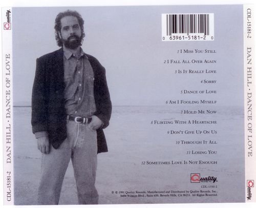 Dan Hill - Dance Of Love (1991) CD-Rip