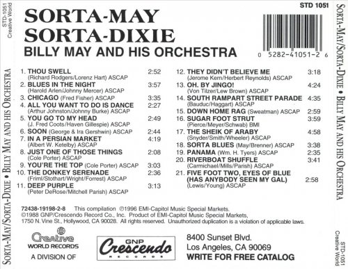 Billy May and his Orchestra - Sorta-May / Sorta-Dixie (1996)