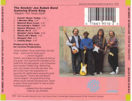 The Smokin' Joe Kubek Band featuring Bnois King - Steppin' Out Texas Style (1991)