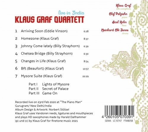 Klaus Graf Quartett - Live in India (Live) (2021)