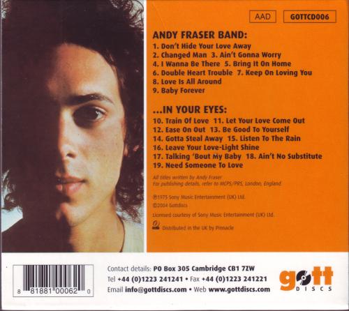 Andy Fraser (ex. Free) - Andy Fraser Band & ...In Your Eyes (2004)