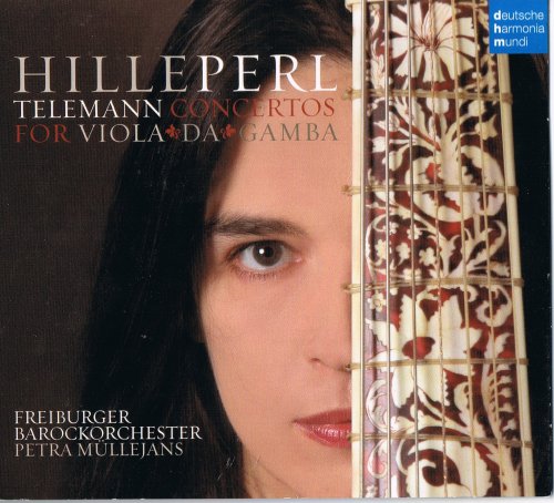 Hille Perl, Freiburger Barockorchester, Petra Müllejans - Telemann: Viola da Gamba (2013) [SACD]