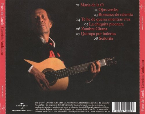 Paco de Lucia - Cancion Andaluza (2014)