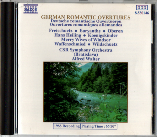 CSR Symphony Orchestra, Alfred Walter - Weber, Marschner, Humperdinck, Nicolai, Lortzing: German Romantic (1988)
