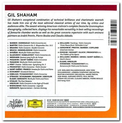 Gil Shaham - The Complete Deutsche Grammophon Recordings [22CD] (2019)