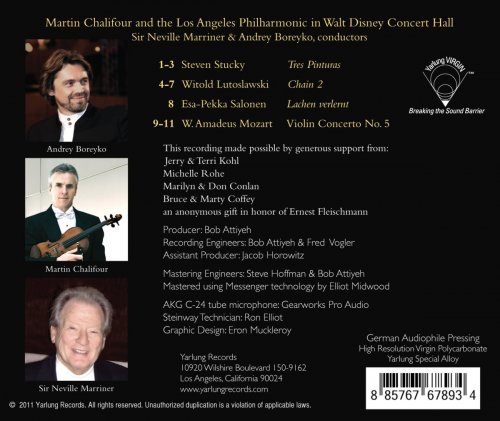 Martin Chalifour, Joanne Pearce Martin - Martin Chalifour and the Los Angeles Philharmonic in Walt Disney Concert Hall (2011) [Hi-Res]