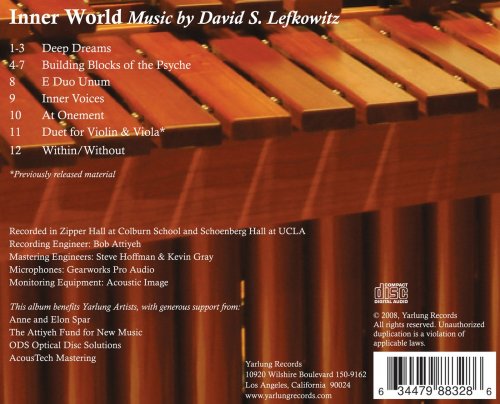 Lynn Vartan, David Fung, Julie Long, Andrea Thiele, Carter Dewberry, Paul Coletti, Silu Fei, Ralph Williams, Elinor Frey, David S. Lefkowitz - Inner World (2011) [Hi-Res]