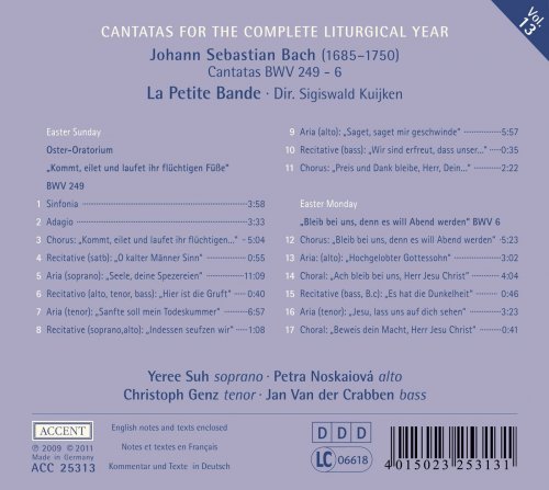 La Petite Bande, Sigiswald Kuijken - J.S. Bach: Cantatas for the Complete Liturgical Year Vol. 13 "Oster-Oratorium" (2011) [SACD]