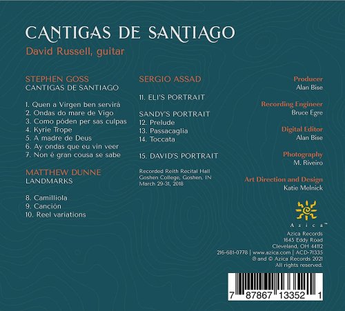 David Russell - Cantigas de Santiago (2021) [Hi-Res]