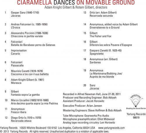 Adam Knight Gilbert, Roten Gilbert - Ciaramella: Dances on Movable Ground (2013) [Hi-Res]