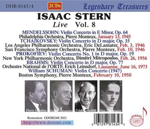 Isaac Stern - Isaac Stern, Vol. 8 (Live) (2021)