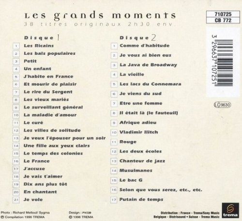 Michel Sardou - Les grands moments (1996)