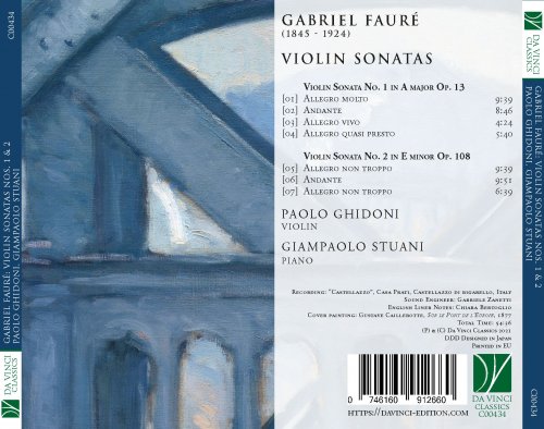 Paolo Ghidoni - Gabriel Fauré: Violin Sonatas Nos. 1 & 2 (2021)