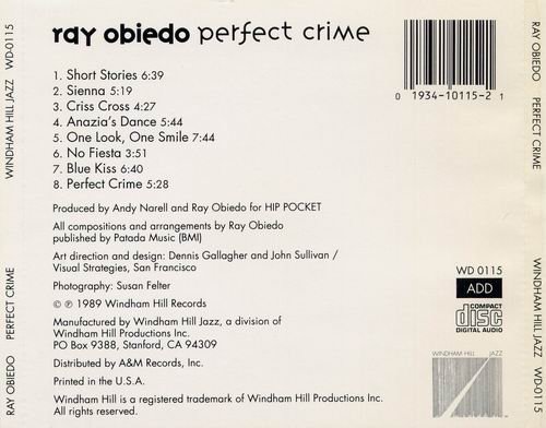 Ray Obiedo - Perfect Crime (1989)