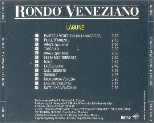 Rondo Veneziano - Lagune (1986)