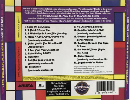 The Partridge Family - Come On Get Happy! The Very Best Of The Partridge (2005)