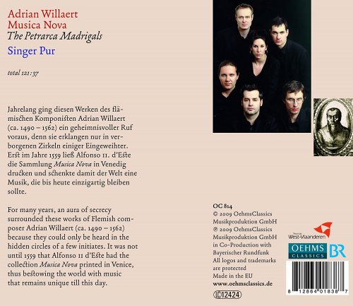 Singer Pur - Willaert, A.: Musica Nova - The Petrarca Madrigals (2009)